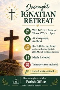 Read more about the article Overnight Ignatian Retreat